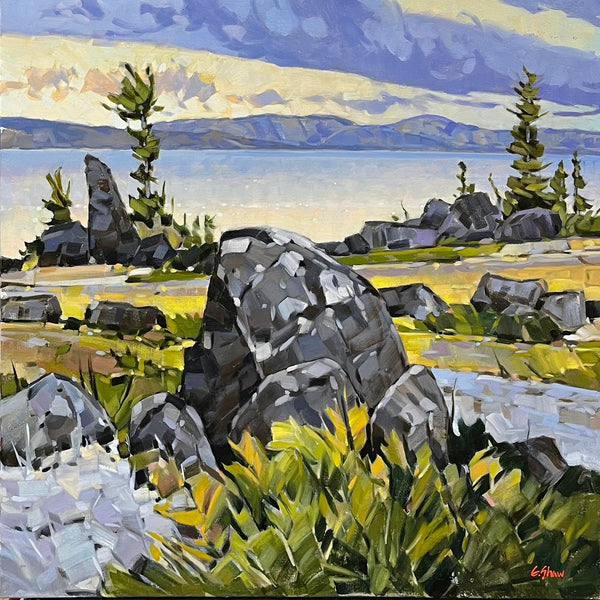 Graeme Shaw artwork 'Spirit Land from Courageous Lake NWT' at White Rock Gallery