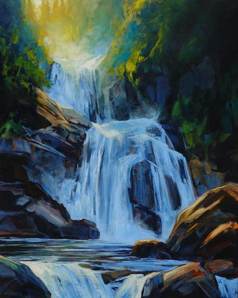 David Langevin artwork 'David Langevin - "The Misty Blues"' at White Rock Gallery