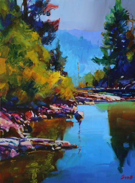 Mike Svob artwork 'Mike Svob - "Pender Reflection"' at White Rock Gallery