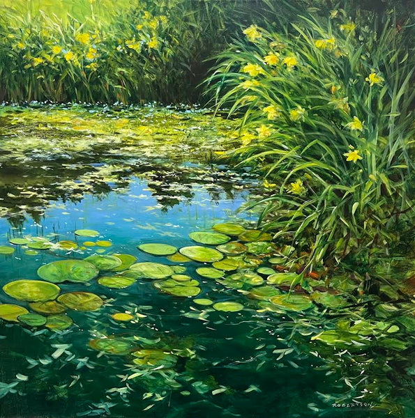 Janice Robertson artwork 'Pond Life' at White Rock Gallery