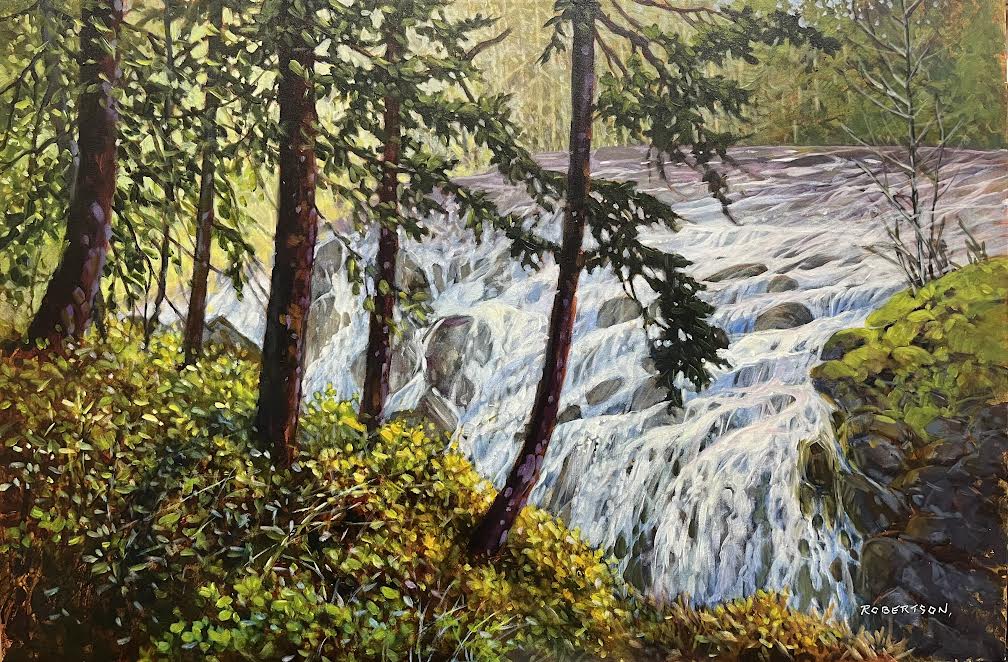 Janice Robertson artwork 'Janice Robertson - "Before the Falls"' at White Rock Gallery