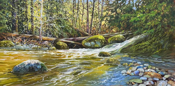 Janice Robertson artwork 'Janice Robertson - "Cross Creek"' at White Rock Gallery