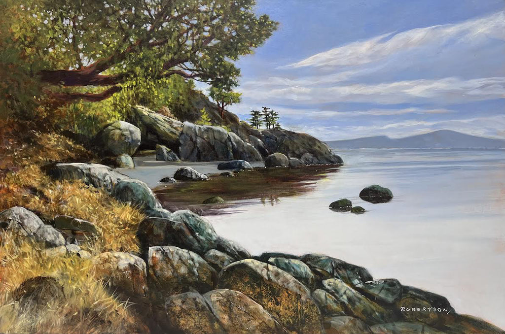 Janice Robertson artwork 'A Quiet Sea' at White Rock Gallery