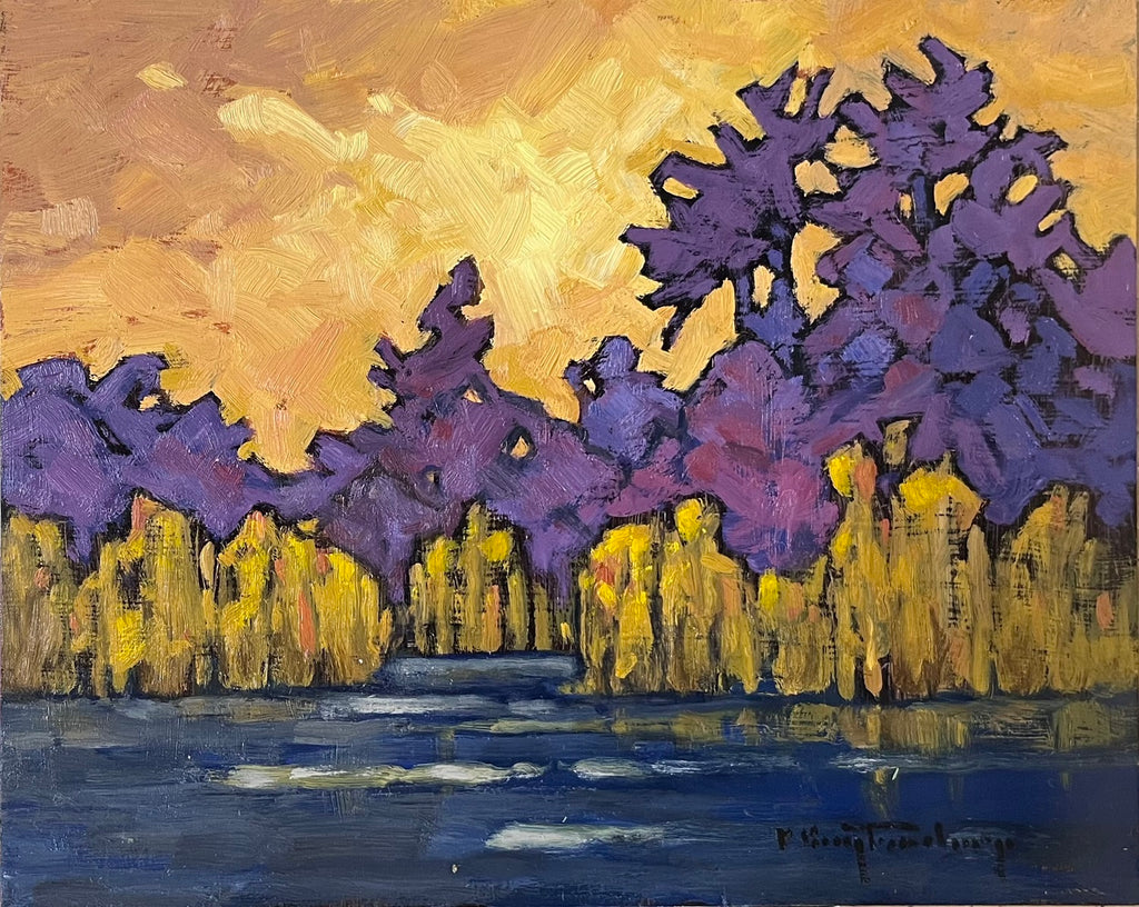 Phil Buytendorp artwork 'Swamp Silhouette' at White Rock Gallery