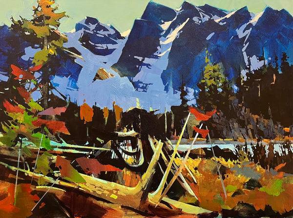 Michael O'Toole artwork 'Untitled Blue Mountains' at White Rock Gallery