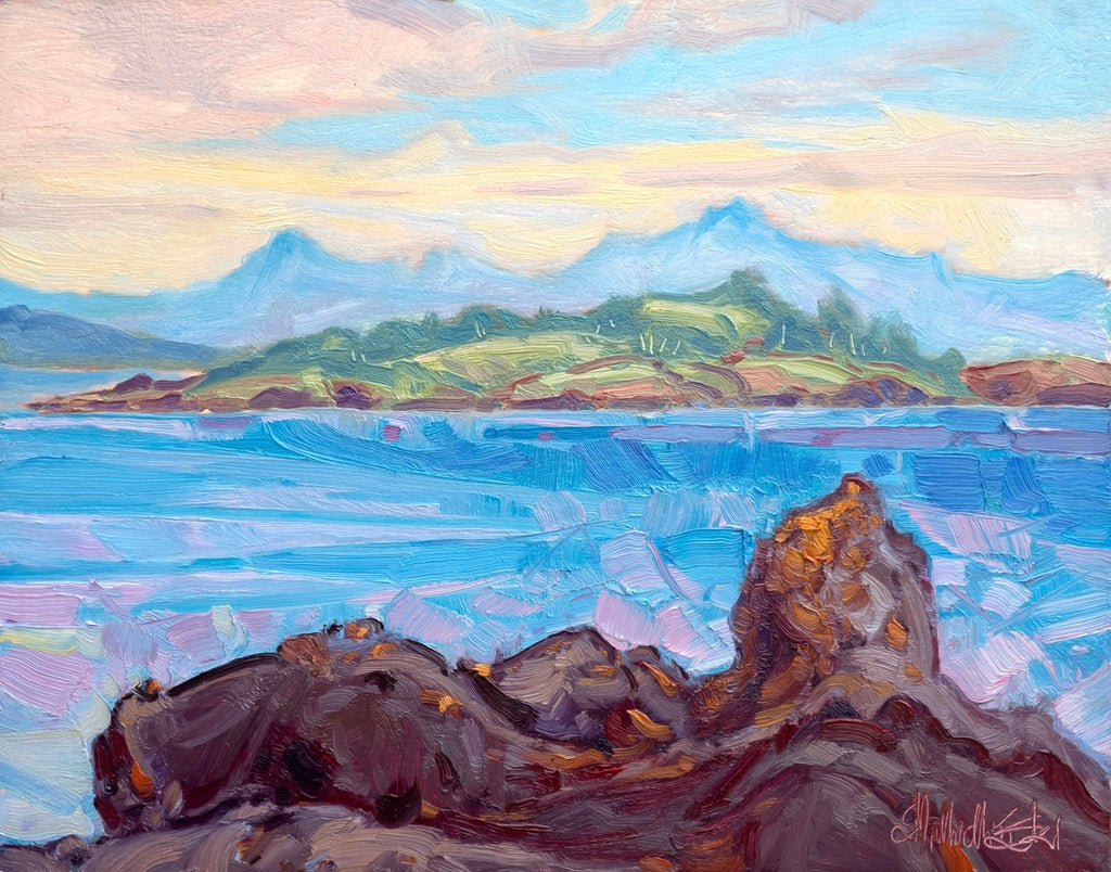 Dominik J. Modlinski artwork 'Towards the Mainland' at White Rock Gallery