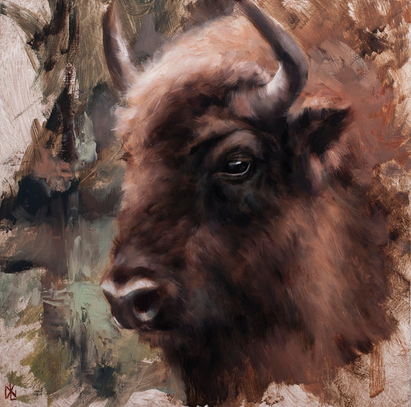 David Gluck artwork 'Buffalo' at White Rock Gallery