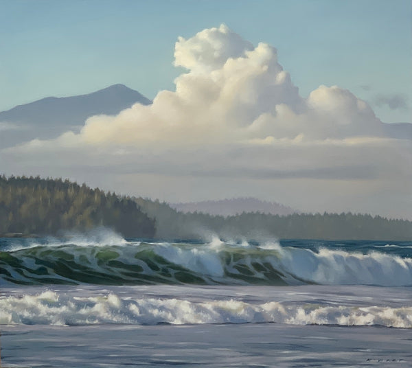 Ray Ward artwork 'Cerulean Shores' at White Rock Gallery