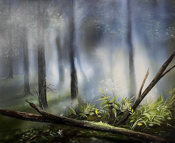 Richard Cole artwork 'Forest Floor 1' at White Rock Gallery