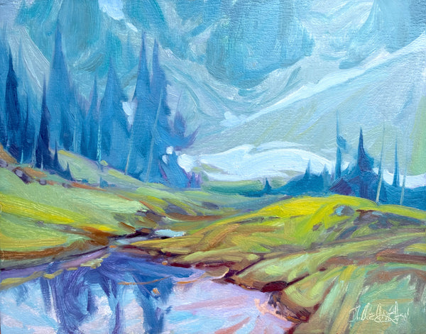 Dominik J. Modlinski artwork 'Path to the High Country' at White Rock Gallery