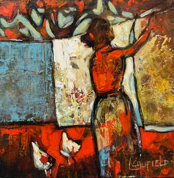 Lee Caufield artwork 'Bonds' at White Rock Gallery