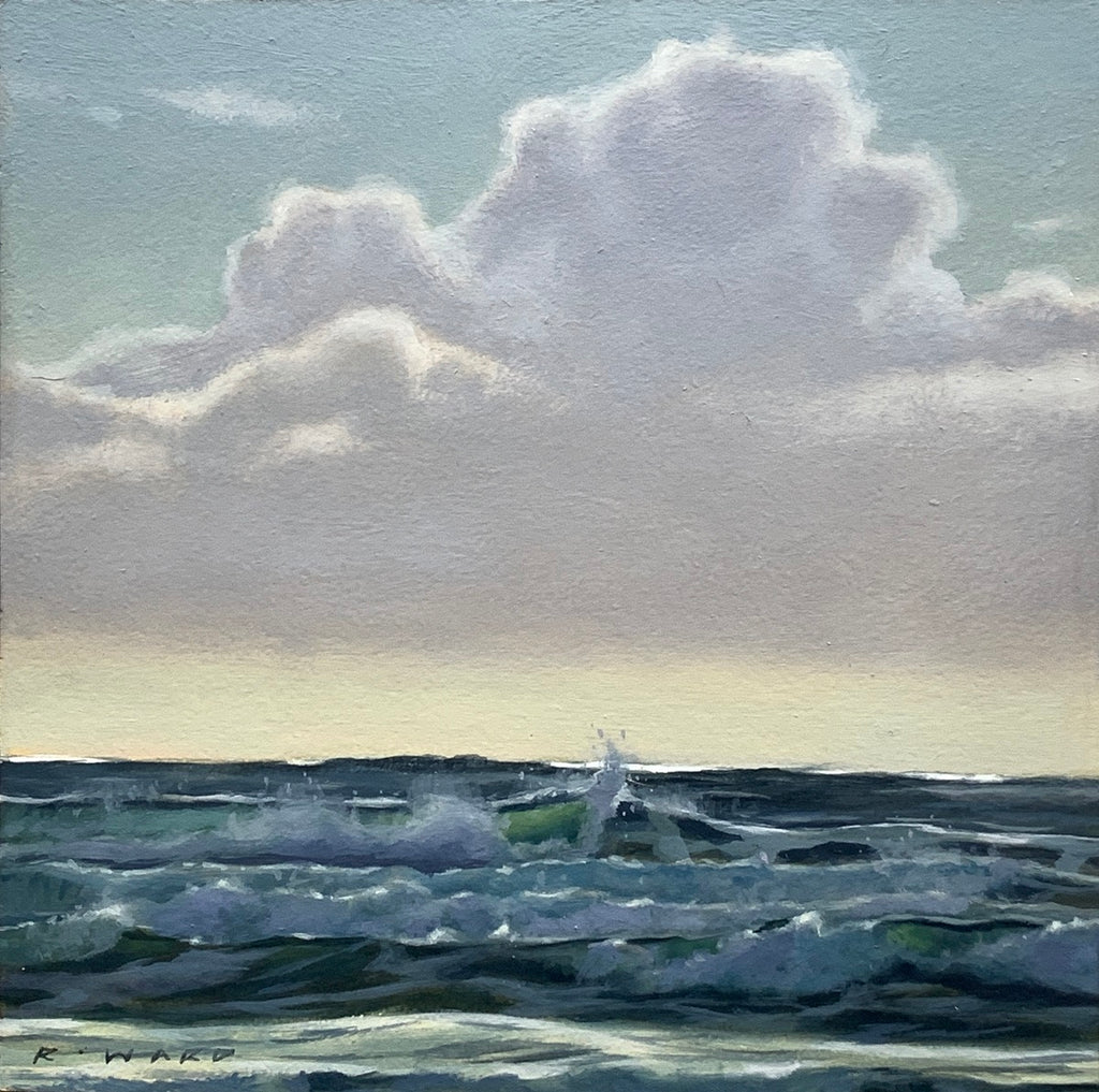 Ray Ward artwork 'Incoming 2 (framed)' at White Rock Gallery