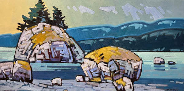 Cameron Bird artwork 'A Silver Glow - Ucluelet' at White Rock Gallery