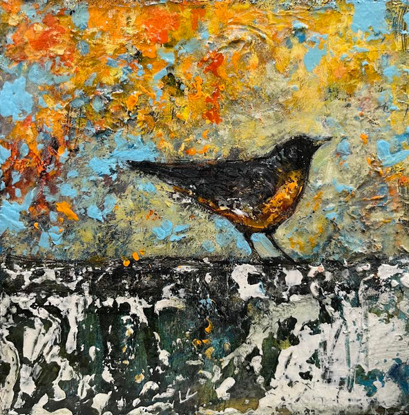 Lee Caufield artwork 'Fall Guy' at White Rock Gallery