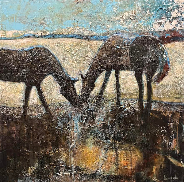 Lee Caufield artwork 'Long Range' at White Rock Gallery