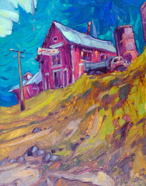 Dominik J. Modlinski artwork 'Silversmith Power Station-Sandon' at White Rock Gallery