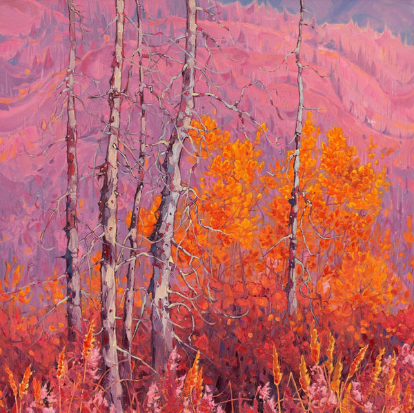 Dominik J. Modlinski artwork 'Fireweed Dreamwalk' at White Rock Gallery