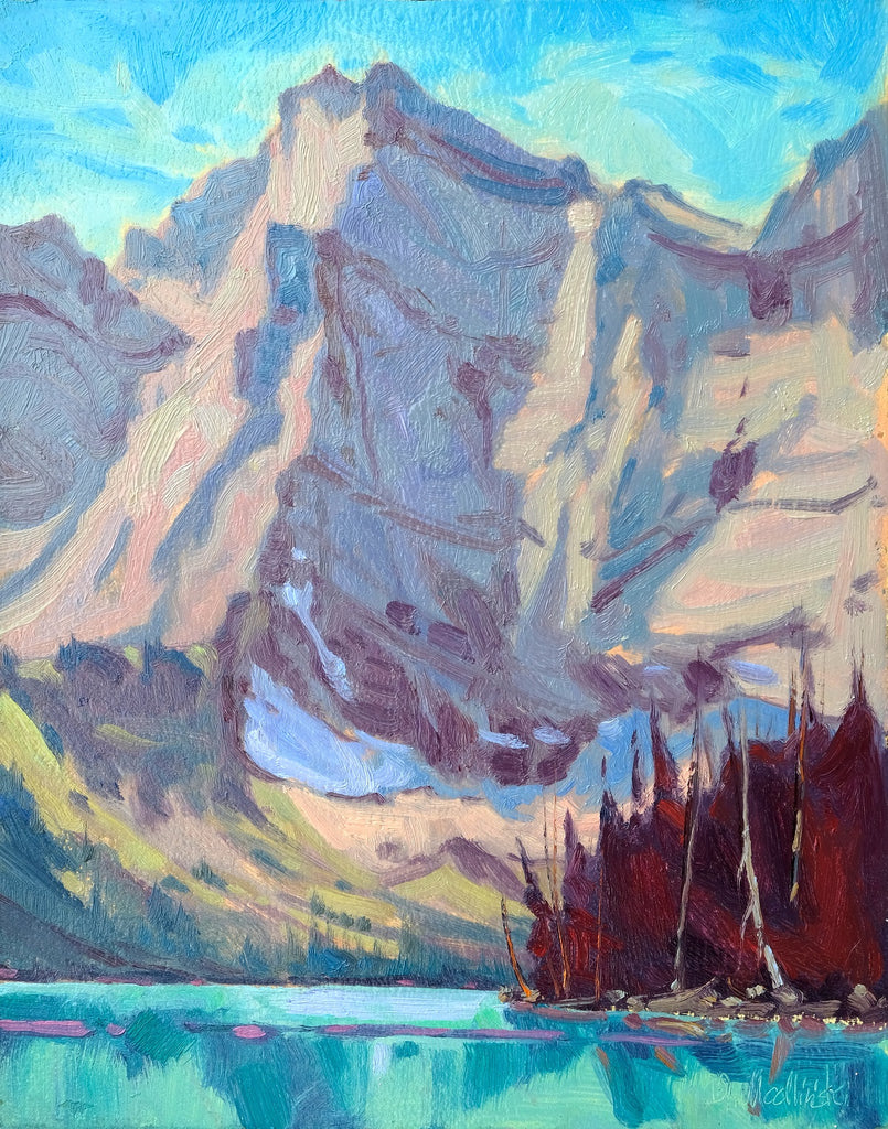 Dominik J. Modlinski artwork 'Dominik J. Modlinski - "Rawson Lake Reflections"' at White Rock Gallery