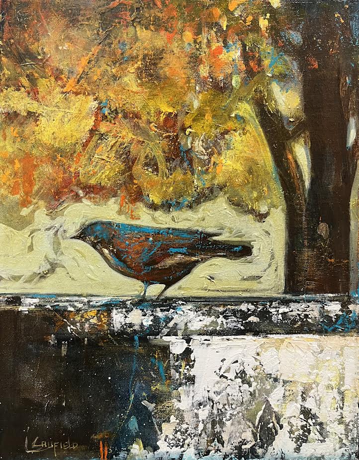 Lee Caufield artwork 'Lee Caufield - "Bird in Autumn"' at White Rock Gallery