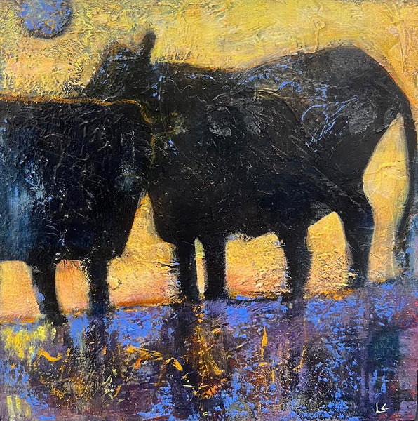 Lee Caufield artwork 'Lee Caufield - "Blue Moon Angus"' at White Rock Gallery