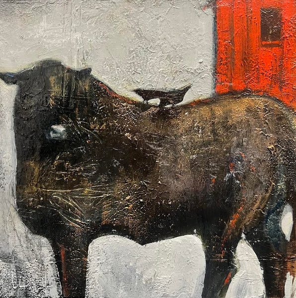 Lee Caufield artwork 'Lee Caufield - "Barn Ride"' at White Rock Gallery
