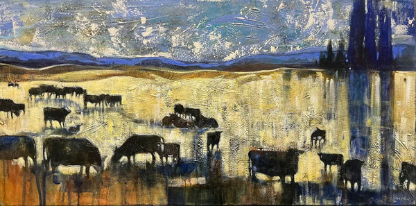 Lee Caufield artwork 'Lee Caufield - "Angus Drift"' at White Rock Gallery