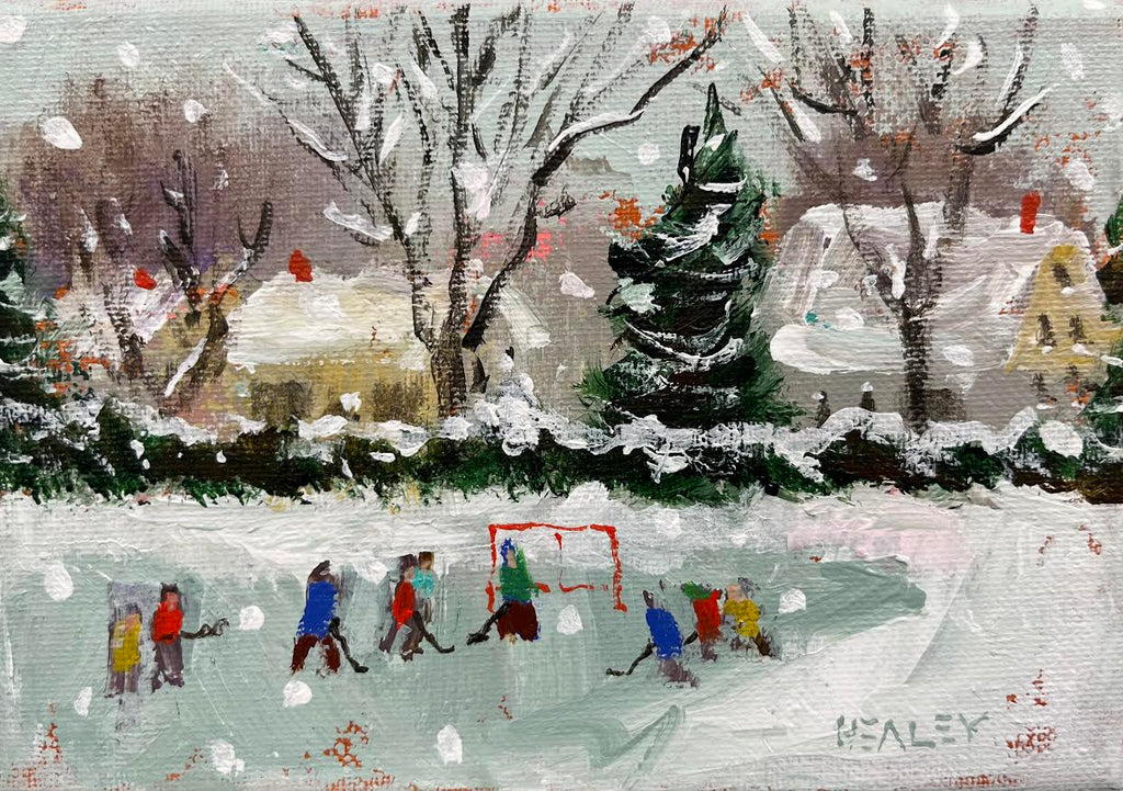 Paul Healey artwork 'Paul Healey - "After School Game"' at White Rock Gallery
