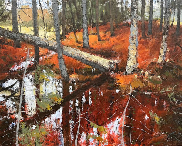 Paul Healey artwork 'Paul Healey - "Autumn Woods"' at White Rock Gallery