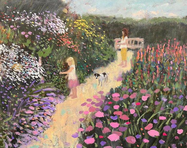 Paul Healey artwork 'Paul Healey - "In the Garden"' at White Rock Gallery