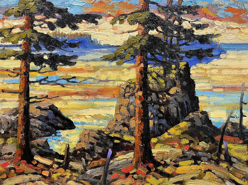 Rod Charlesworth artwork 'Rod Charlesworth - "Pacific Rim, Tidal Flats"' at White Rock Gallery