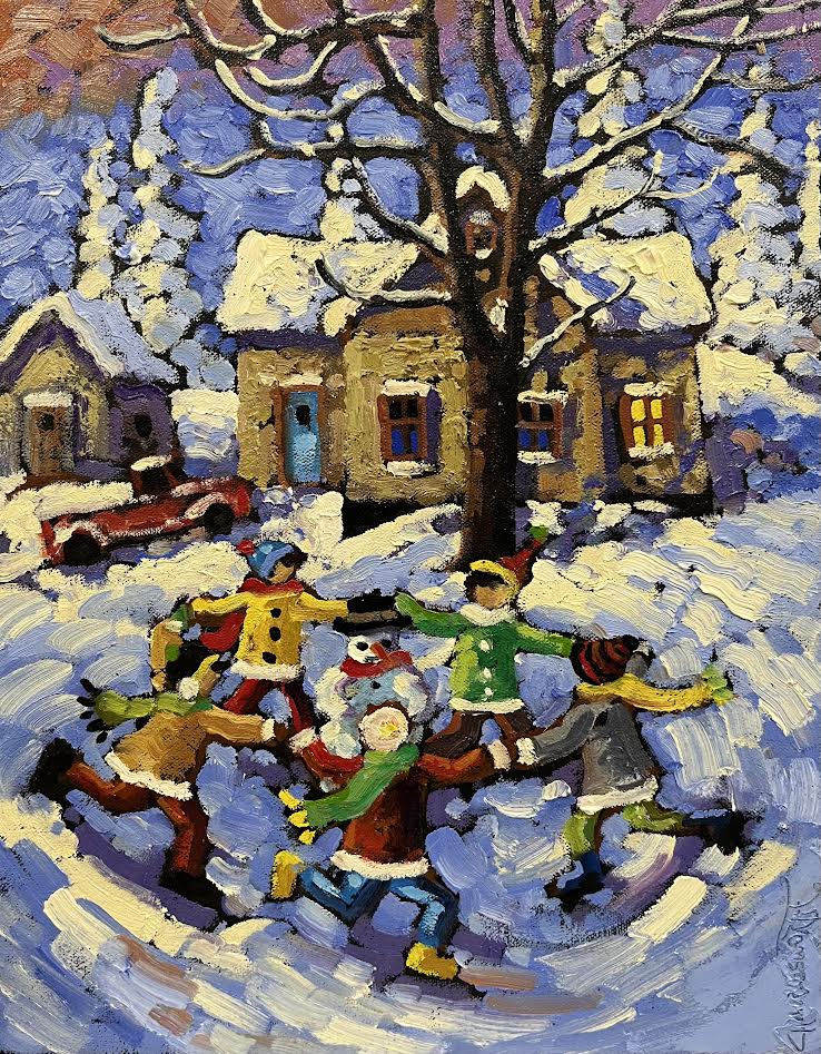 Rod Charlesworth artwork 'Rod Charlesworth - "Frosty Circle"' at White Rock Gallery