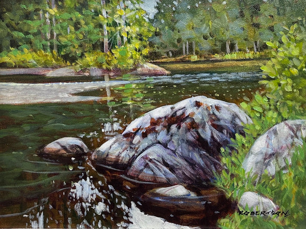 Janice Robertson artwork 'Janice Robertson - "From the Drift #3" (framed)' at White Rock Gallery