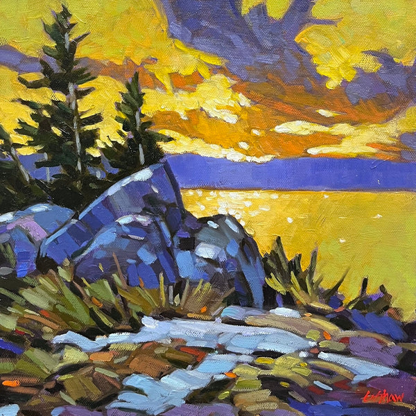 Graeme Shaw artwork 'Graeme Shaw - "Courageous Lake Eve"' at White Rock Gallery