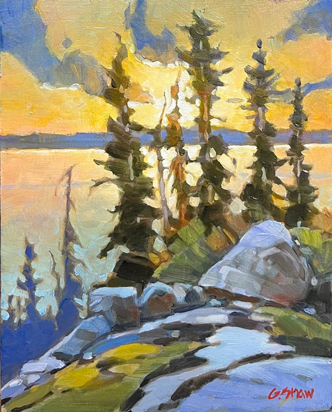 Graeme Shaw artwork 'Graeme Shaw - "Outlook North Russel Lake"' at White Rock Gallery