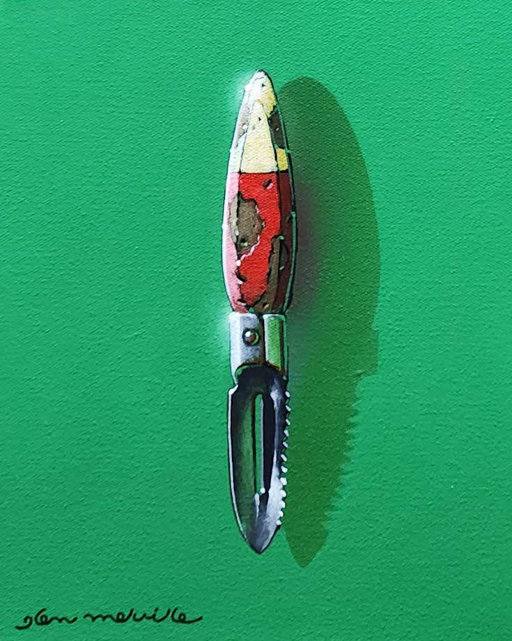 Glen Melville artwork 'Glen Melville - "Lord of the Fries."' at White Rock Gallery