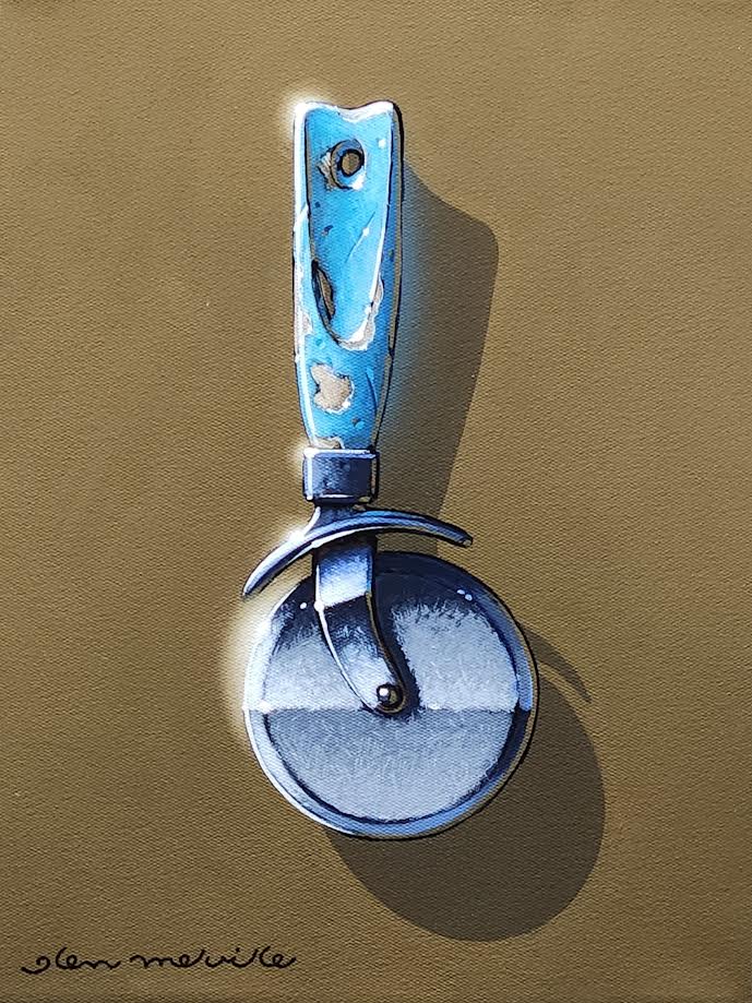 Glen Melville artwork 'Glen Melville - "Cutting Carbs."' at White Rock Gallery