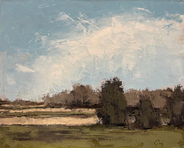 Robert P. Roy artwork 'Robert P. Roy - "Sous un Ciel Clair (Under a Clear Sky)"' at White Rock Gallery