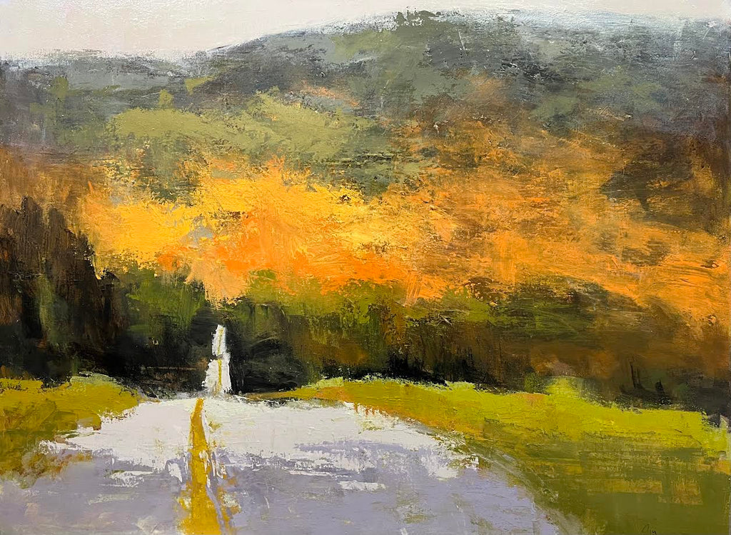 Robert P. Roy artwork 'Robert P. Roy - "Chemin Perdu No. 2 - Megantic"' at White Rock Gallery