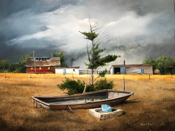 Mark Fletcher artwork 'Mark Fletcher - "Salt Lick and Old Pine"' at White Rock Gallery