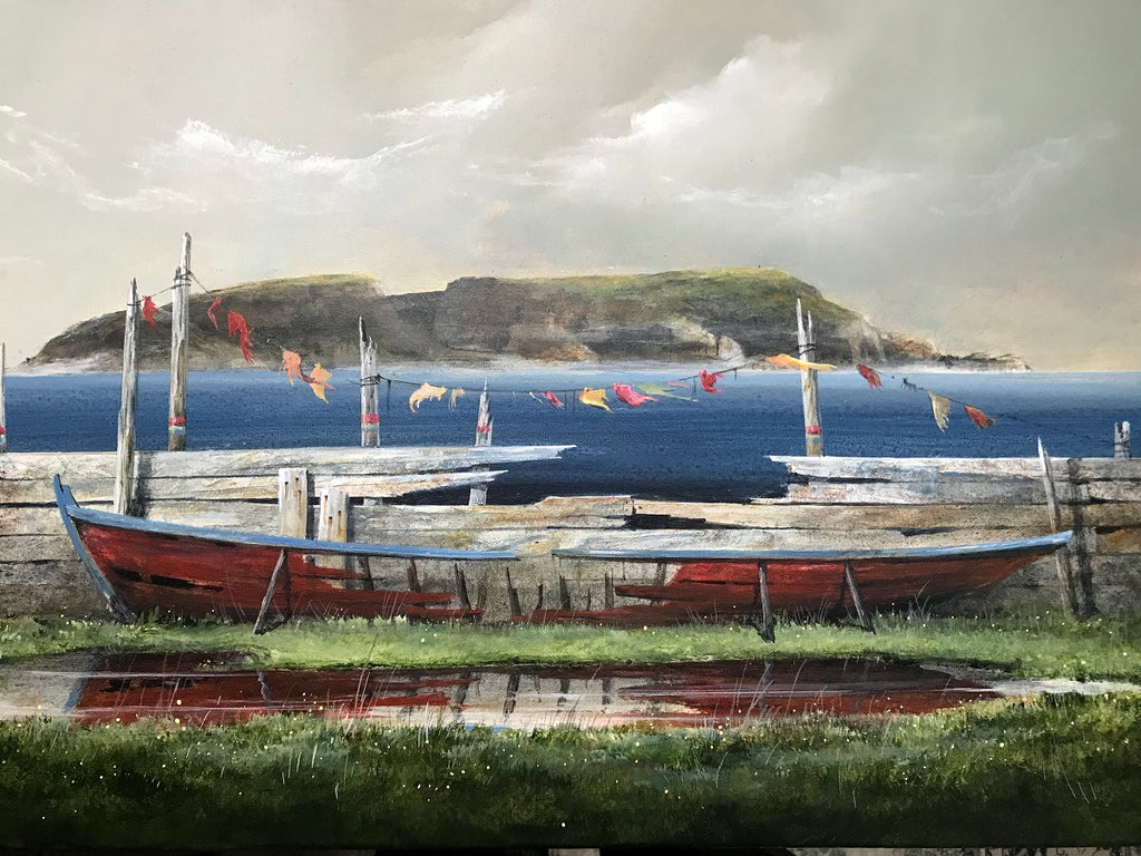 Mark Fletcher artwork 'Mark Fletcher - "Along the Sea Wall"' at White Rock Gallery