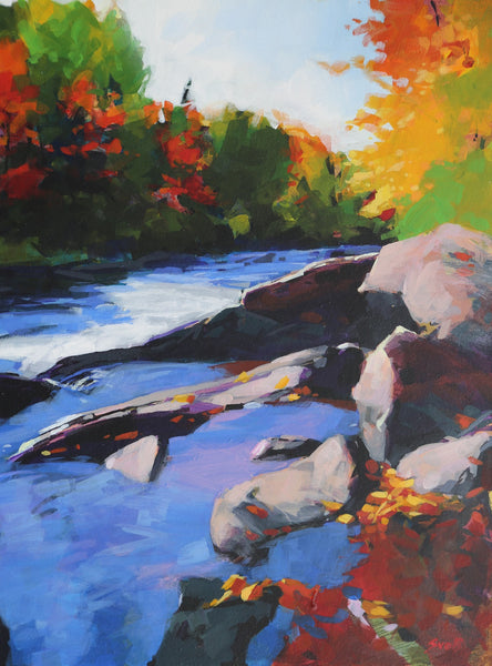 Mike Svob artwork 'Mike Svob - "Oxtongue River Ontario Canada"' at White Rock Gallery