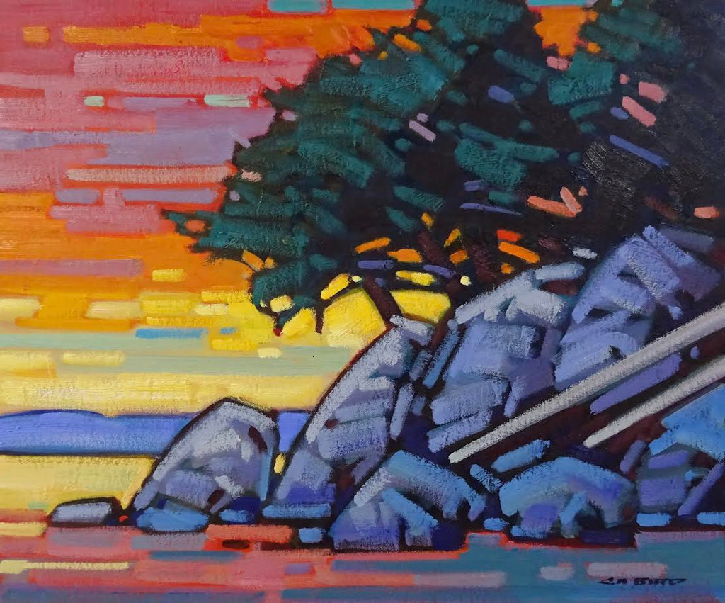 Cameron Bird artwork 'Cameron Bird - "Port Hardy Lightshow"' at White Rock Gallery