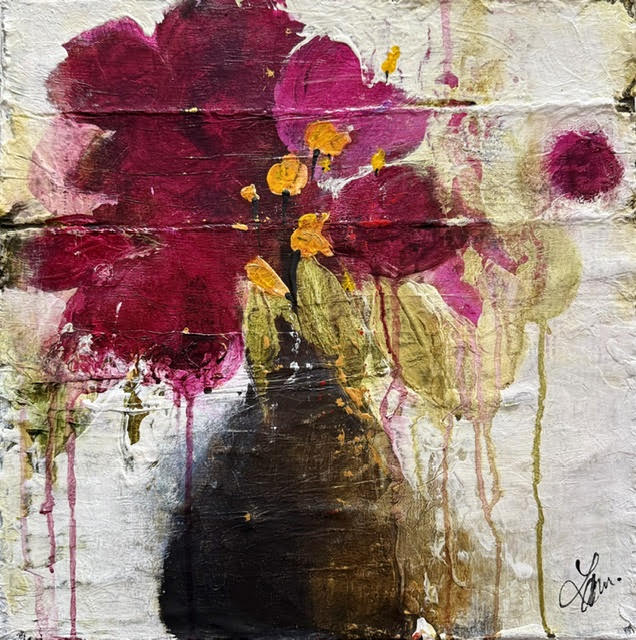 Laura Harris artwork 'Rosie Waits' at White Rock Gallery