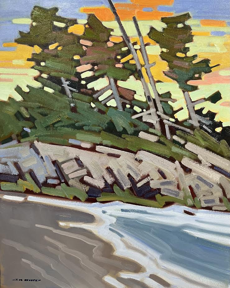 Cameron Bird artwork 'Beauty of Tofino' at White Rock Gallery