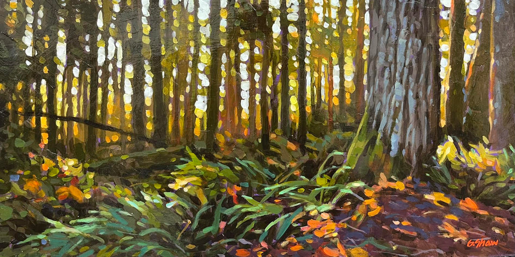 Graeme Shaw artwork 'Winter Light' at White Rock Gallery