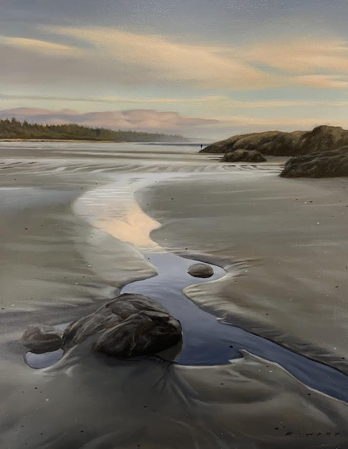 Ray Ward artwork 'Foreshore Stream' at White Rock Gallery