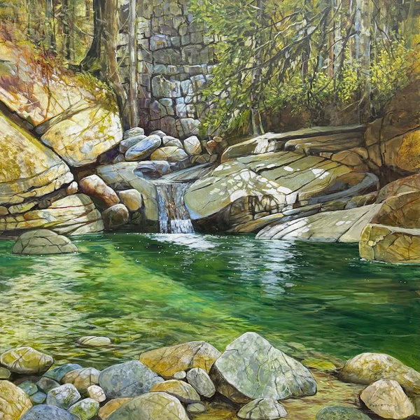 Janice Robertson artwork 'Cool Pool' at White Rock Gallery