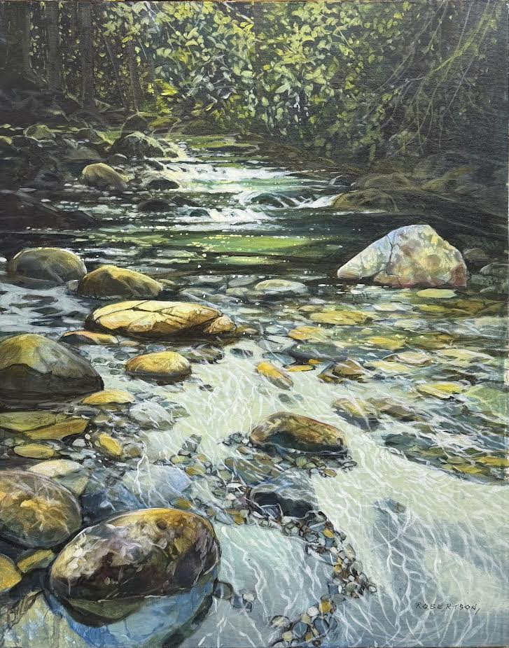 Janice Robertson artwork 'In the Shallows' at White Rock Gallery