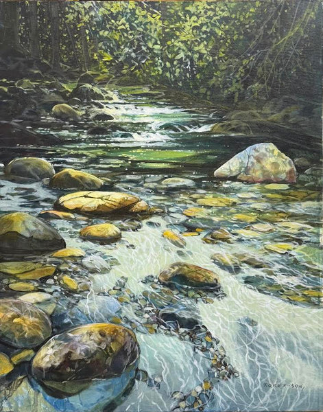 Janice Robertson artwork 'In the Shallows' at White Rock Gallery