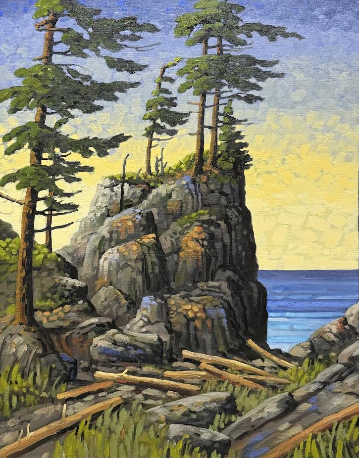 Rod Charlesworth artwork 'Pacific Rim, Near Long Beach' at White Rock Gallery